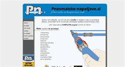 Desktop Screenshot of pnevmatske-napeljave.si